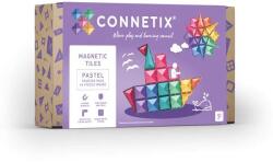 Connetix mágneses építőkészlet pasztell csempékkel, 64 db