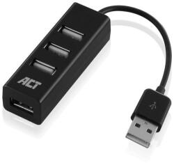 ACT AC6205 4-portos USB 2.0 HUB Black (AC6205) - pcland