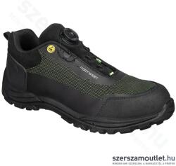 Portwest FE05 S3S ESD SR FO Girder Composite félcipő, 46-os (Fekete/Zöld) (FE05BGN46) (FE05BGN46)