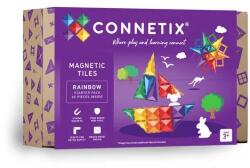 Connetix csempe - Mágneses építőkészlet Rainbow Starter Set 60 db