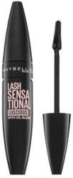 Maybelline Lash Sensational Luscious Mascara mascara rezistentă la apă pentru alungirea si curbarea genelor Very Black 9, 5 ml
