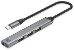 ACT AC6425 4-portos USB2.0 HUB Grey (AC6425) - pcland