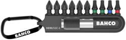 Bahco 11 részes Ütvecsavarozó Bitkészlet Karabinerrel - PH, PZ, TORX