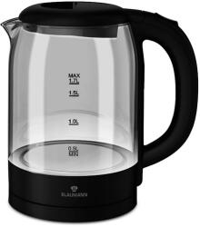 BLAUMANN BL-9006 1, 7L-es fekete üveg vízforraló (BL-9006) - officedepot