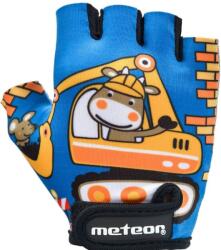  Meteor Teddy Builder Jr. Gyerek Kerékpáros Kesztyű - Építkezős Minta