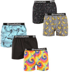 Horsefeathers 5PACK Férfi bő szárú boxeralsók Horsefeathers Frazier Bundle 1 (AM287A) XL - pepita