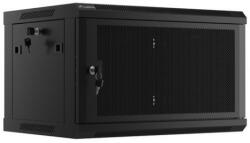 Lanberg Rack Lanberg WALL-MOUNT, 19 inch, 6U, 600 x 450 mm, Black (WF01-6406-23B)