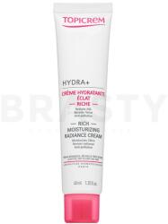 TOPICREM HYDRA+ Rich Moisturising Radiance Cream Tápláló krém száraz arcbőrre 40 ml