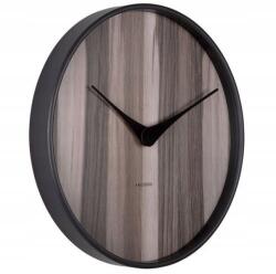 Karlsson Falióra nagy sötét barna fa elemes nappali Melange (KA5929DW)