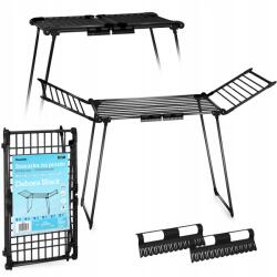 Massido Debora összecsukható álló ruhaszárító, fekete (688301) Ruhaszárító