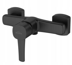 INVENA Glamour egykaros fali zuhanycsaptelep, fekete (BN-02-004)