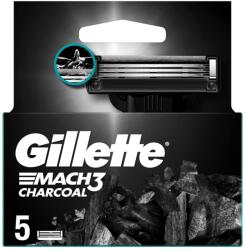 Gillette MACH3 Charcoal borotva utántöltő 5 db (8700216062770)