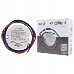 ECOLight FI60 hálózati adapter Led szalagokhoz 10W 12V 0.83A Hermetikus IP67 (EC20126)