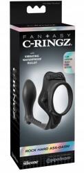 Fantasy C Ringz Fantasy C-Ringz- Erekciós gyűrű anális csatlakozóval Fekete (05424820000)