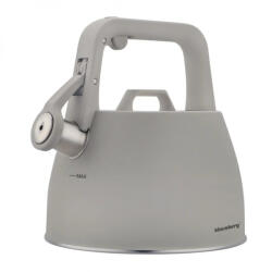 Klausberg Ceainic cu fluier Klausberg KB 7916, 2.5 l, Maner izolat termic, Inductie, Gri (KB 7916)
