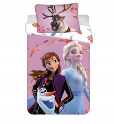 Jerry Fabrics Frozen pamut baba ágyneműhuzat 100x135 cm Jégvarázs Elsa (24BS014)