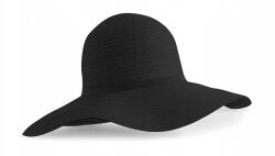 Beechfield Nagy Méretű, Karimás Női Strandkalap, Fekete (B740)