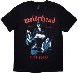 Motörhead 50 Years Lemmy Collage Rövid ujjú póló Black M (MHEADTEE83MB02)