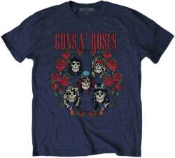 Guns N' Roses Ing Skulls Wreath Unisex Navy Blue L (GNRTS116MN03)