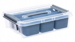 Plast Team Műhelyi Szerszámtároló Edény Rendszerező 8L-ES Alomtálca Rekesszel (2785)