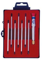 KING TONY Precíziós Csavarhúzó Készlet 7db-os, 7 Db-os Kétoldalas Ph Kereszthornyos, Lapos (32607)