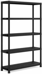 KIS Tárolószekrény, 187×120×40cm, max. 70kg polconként, erősített polcok (9502000 0022)