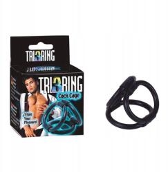 Seven Creations Ring-TRI Ring Cock Cage Black (3000007174)