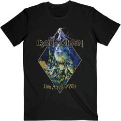 Iron Maiden Live After Death Diamond Black L Ing (IMTEE115MB03)