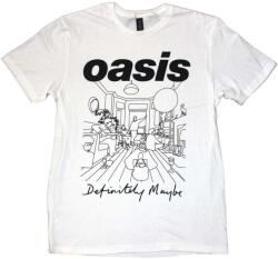 Oasis Definitely Maybe Line Drawing Rövid ujjú póló White XL (OASTS30MW04)