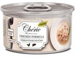 Chérie Cherie Kurczak & Wątróbka w Sosie 80g Przysmak dla Kota