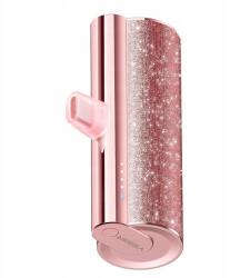 VEGER powerbank 5000 mAh Lightning Pd QC3.0 2, 4A 12W PlugOn (W0573P) rózsaszín (W0573P)