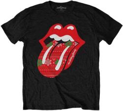 The Rolling Stones Ing Christmas Tongue Unisex Black 2XL (RSTS150MB05)