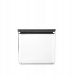 Brabantia Négyzet alakú üveg 3, 5 l, sötétszürke fedél (22 99 61)