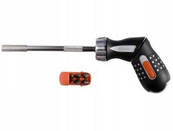 Bahco Törhető csavarhúzó tárral és racsnival, 1/4'' rögzítés, Bahco [808050P] (808050P)