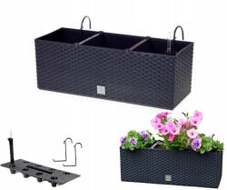Prosperplast Rattan kaspó fogantyúk 50cm öntözés (PP-19526DK_208)