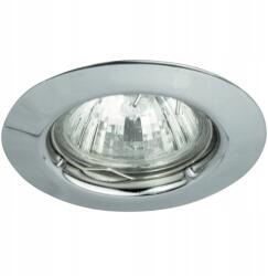 Rábalux Süllyesztett mennyezeti spot lámpatest kerek modern nappaliba 12V króm (1088)