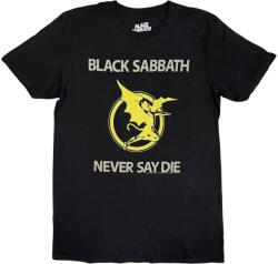 Black Sabbath Never Say Die Rövid ujjú póló Black 2XL (BSTS10MB05)