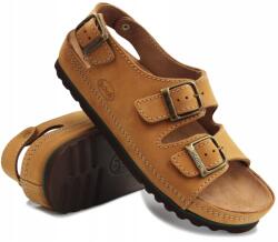 Scholl Barna valódi bőr szandál tehermentesítő scholl air bag back 41 (Air bag)