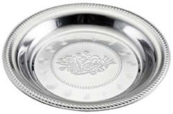 Victor V144-25 rozsdamentes kerek tálca, 25 cm, thai virág mintával (V144-25)