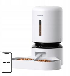 Petlibro Eledel Adagoló Petlibro Gránátalma 5L Wifi Dupla Tál Fehér (0754932367952)
