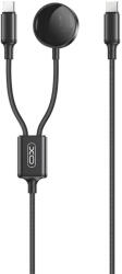 XO Безжично зарядно устройство 2 в 1 XO CX030 за Apple Watch с кабел USB-C -USB-C, Черно (CX030)