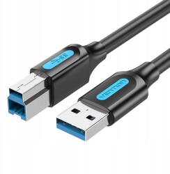 Vention Usb Kábel 3.0 A B Vention Coobf 1M Fekete Nyomtatóhoz És Eszközökhöz (056531)