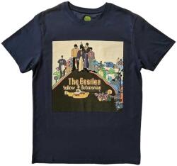 The Beatles Yellow Submarine Album Cover Denim Blue L Ing (BEATTEE550MD03)