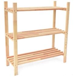 ROJAPLAST Tárolószekrény fából Rojaplast 80 x 75 x 30 cm max 30 kg polconként (5905919010322)