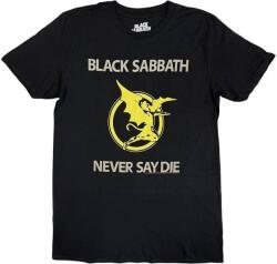 Black Sabbath Ing Never Say Die Unisex Black L (BSTS10MB03)