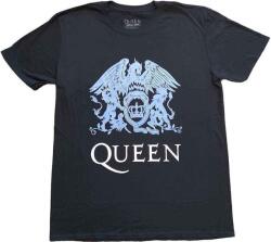Queen Ing Blue Crest Unisex Black 2XL (QUTS42MB05)