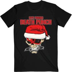 Five Finger Death Punch Santa Knucklehead Black L Ing (FFDPTS38MB03)