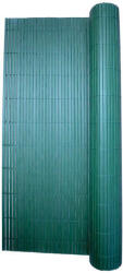  Erkély, terasz paraván, PVC kerítés, zöld, 1300 g/m2, UV, 3x1, 5 m