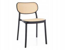Signal Bali szék BÉZS/fekete rattan hatás Sig nappaliba (BALICK)