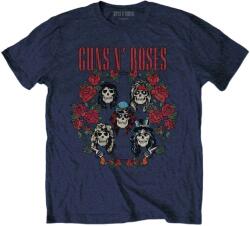 Guns N' Roses Ing Skulls Wreath Unisex Navy Blue XL (GNRTS116MN04)